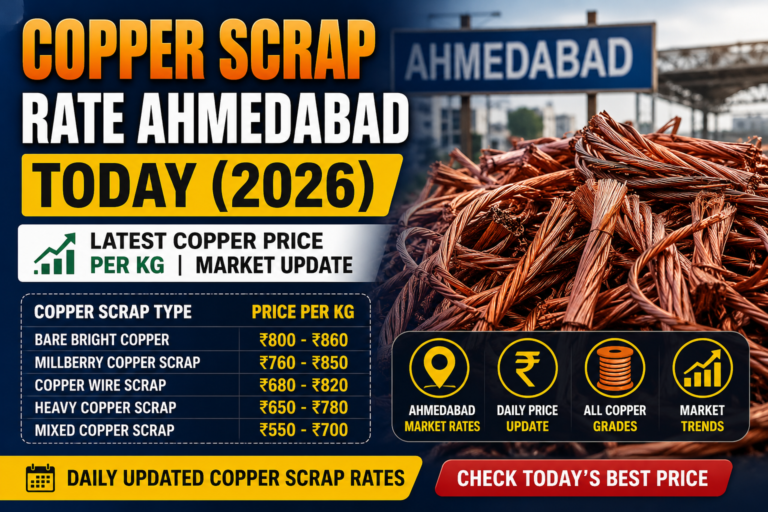 Copper scrap rates in Ahmedabad today