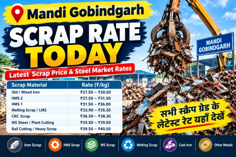 Mandi Gobindgarh Scrap Rates Today